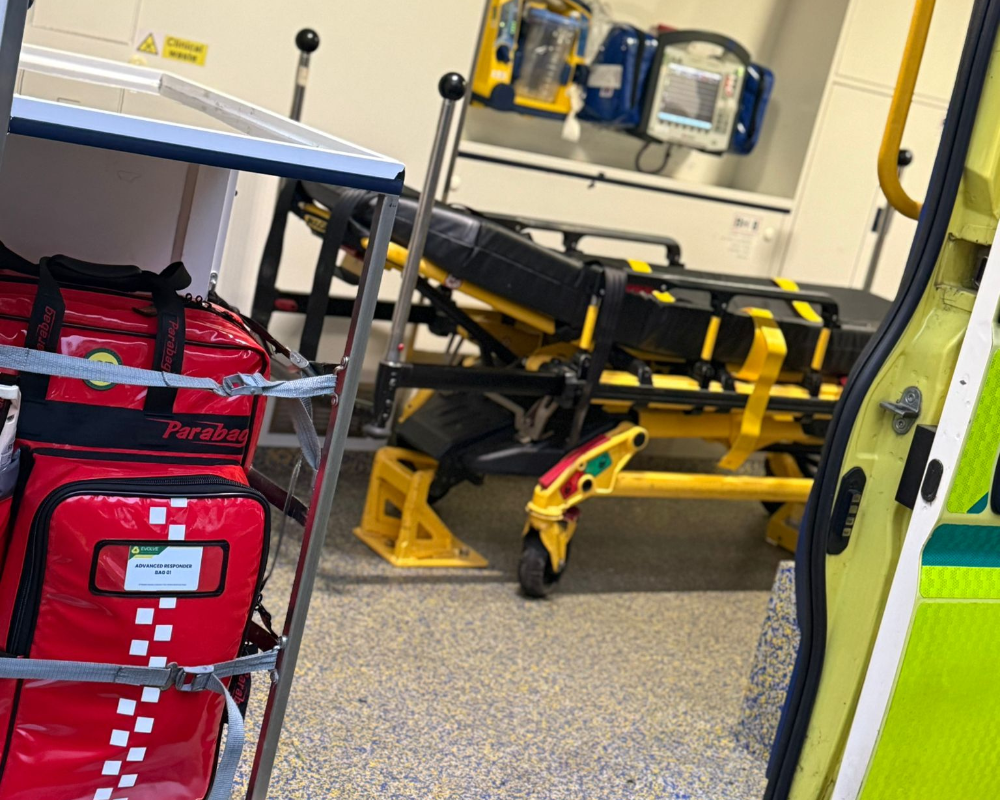 Inside Evolve Medical Solutions Ambulance