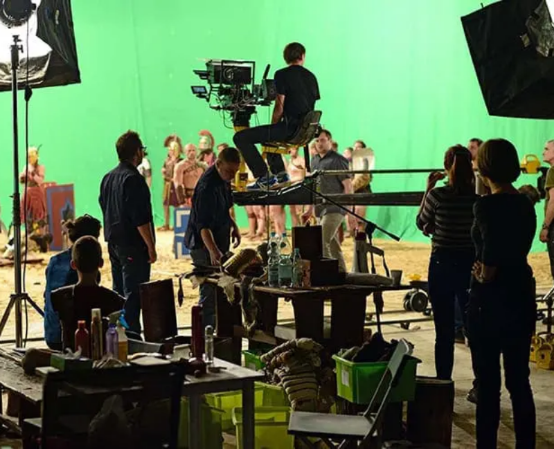 Film set for our Film & TV Production page